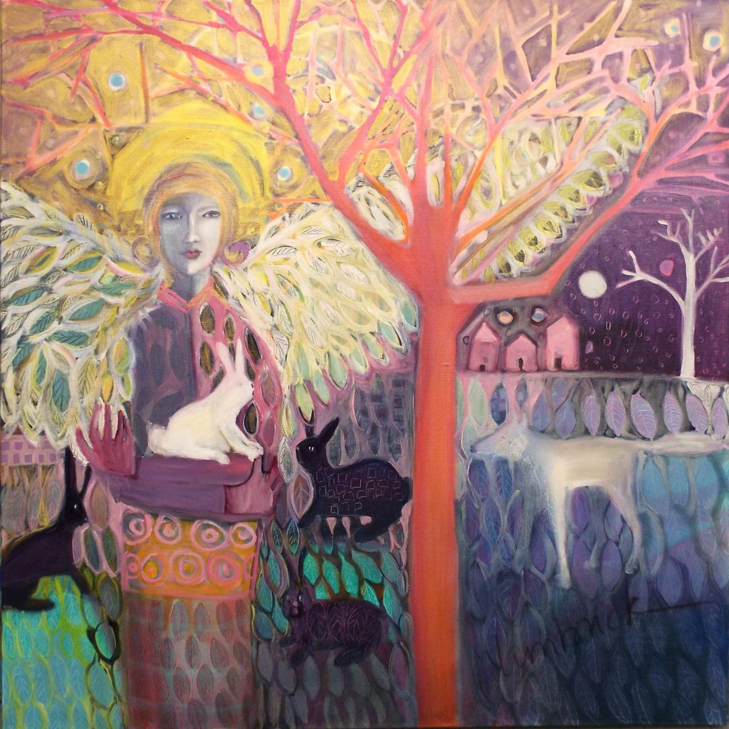 Silent Night, Oil by Joan Limbrick - Size 36in x 36in (October 2016)