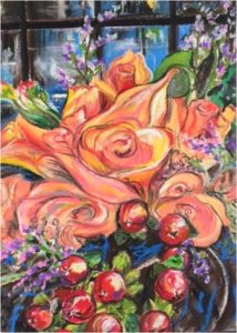 Sweet Melissa's, Chalk Pastel on Ampersand Board by Stephanie Athanasaw - Size 7in x 5in (Dec.2016-Jan.2017)