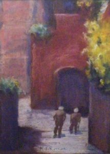 Oldest Friends, Pastel by Kay L Roscoe (February 2012)