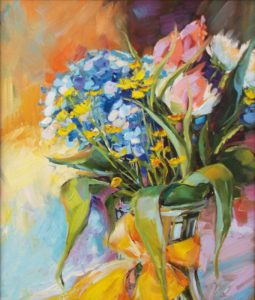 Spring Time, Oil by Beverly Toves- Size 20in x 17in (July 2016)