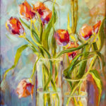 Sun Kissed, Oil by Beverly Toves, Size 24in x 13.5in (June 2017)