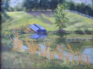 Sandy's Pond, Pastel by Kathleen Willingham (June 2012)