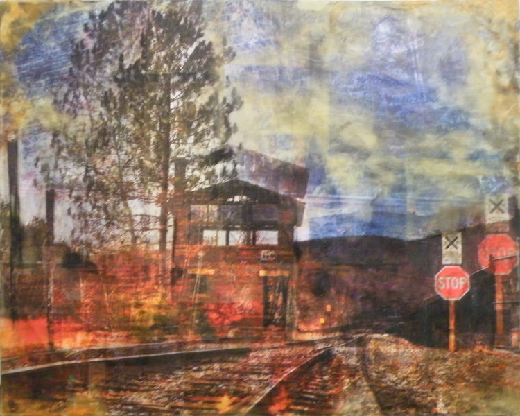 HONORABLE MENTION: Time Lapse Gestalt, Mixed Media by Linda Keefer (May 2012)
