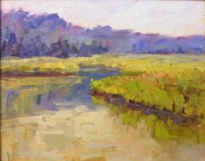 Popes Creek in Summer, Oil by Lynn Mehta (October 2012)