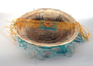 Playing Turquoise, Fiber by Passle Helminski (December 2012)