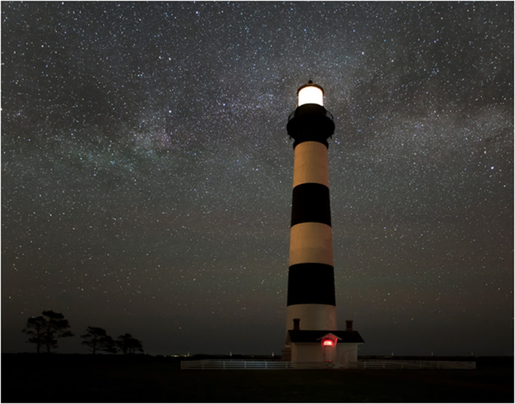 HONORABLE MENTION: Bodie Lighthouse, Photography by Andrew Sentipal, 11in x 14in, $75 (February 2018)
