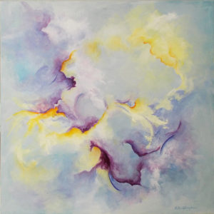 Ethereal, Acrylic by Kathleen Willingham, 24in x 24in, $550 (April 2018)