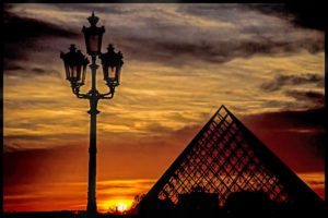 Paris Sunset, Photography by Norma Woodward, 8in x 12in (July 2013)