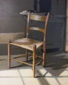 Portrait of a Chair, Oil by Janice Breeden, 30in x 24in (June 2013)