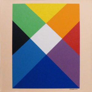 Rainbow 1, Acrylic by Ted J. Ostrowski (September 2013)