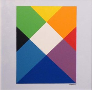 Rainbow 2, Acrylic by Ted J. Ostrowski (September 2013)