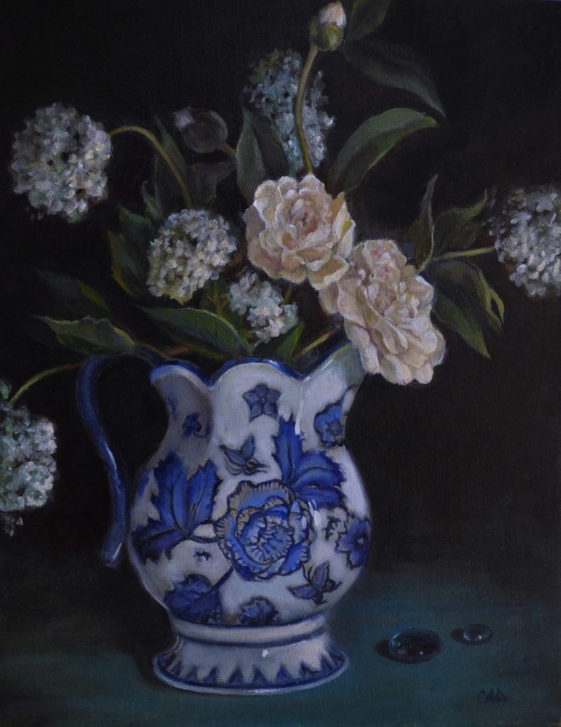 Still Life with Scottish Pitcher, work by Christine Dixon (MG: June 2018)