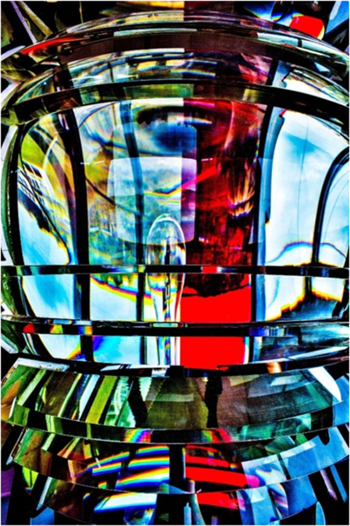 HONORABLE MENTION: Fresnel Lens, Digital Photographic Print by Addison Likins, 36in x 24in, $520 (July 2018)