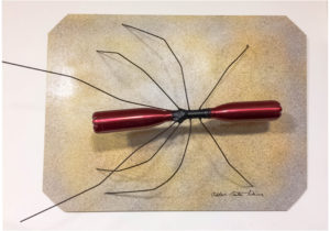 Bottle Bug, Wall Mounted Sculpture by Addison Likens, 30in x 40in x 10in, $920 (August 2018)