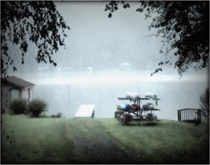 Canoes in the Mist, Photography by Becki Heye, 11in x 14in, $100 (August 2018)