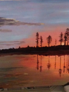 Wetlands Sunset by Collette Caprara (CBTC June-Sept 2018)