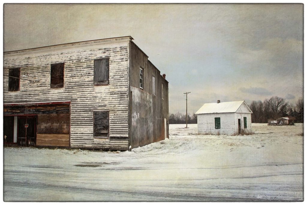 THIRD PLACE: A Woodford Winter, Photography by Fritzi Newton, 12in x 18in, $225 (February 2019)