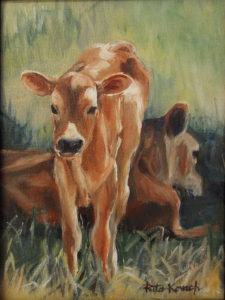 Starting Out, Oils by Rita E. Kovach, 8in c 6in, $50 (May 2019)