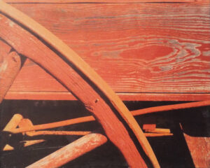 Red Wagon, Photography by Bob Worthy, 8in x 10in, $150 (July 2019)