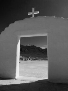 Gateway to Sangre de Cristo, Taos Pueblo, photograph by Dave Magyar, 12in x 9in (August 2019)