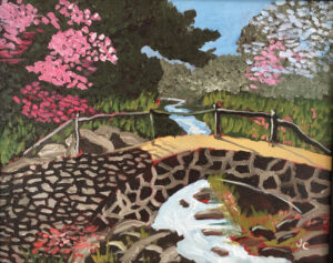 Blossoms and Bridge by James Clark (CBTC October 2019)