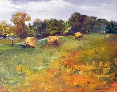 Hay Bales by Nancy Wing (MG: March 2015)