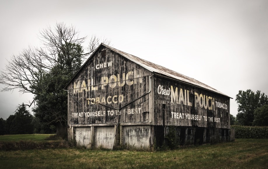 Mail Pouch Barn, photograph by Rebecca Carpenter (MG: November 2019)