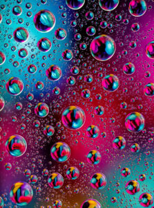 Colorful Bubbles, Photography by Nicholas Mullett, 26.9in x 20in, NFS (February 2020)