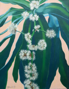 Pungent Profusion, Acrylic by Charlotte Burrill, 18in x 14in, $195 (Feb-May 2020 CBTC)