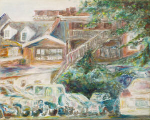 Good Neighbors, Oil on Canvas by Elizabeth Shumate (February 2014)