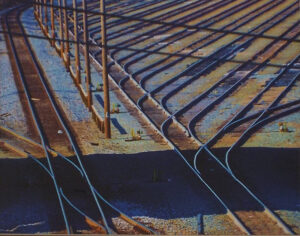 Railyard Lines, Photograph by Lee Cochrane (April 2014)