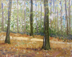 Three Oaks, Oil on Panel by Tom Smagala  (June 2014)