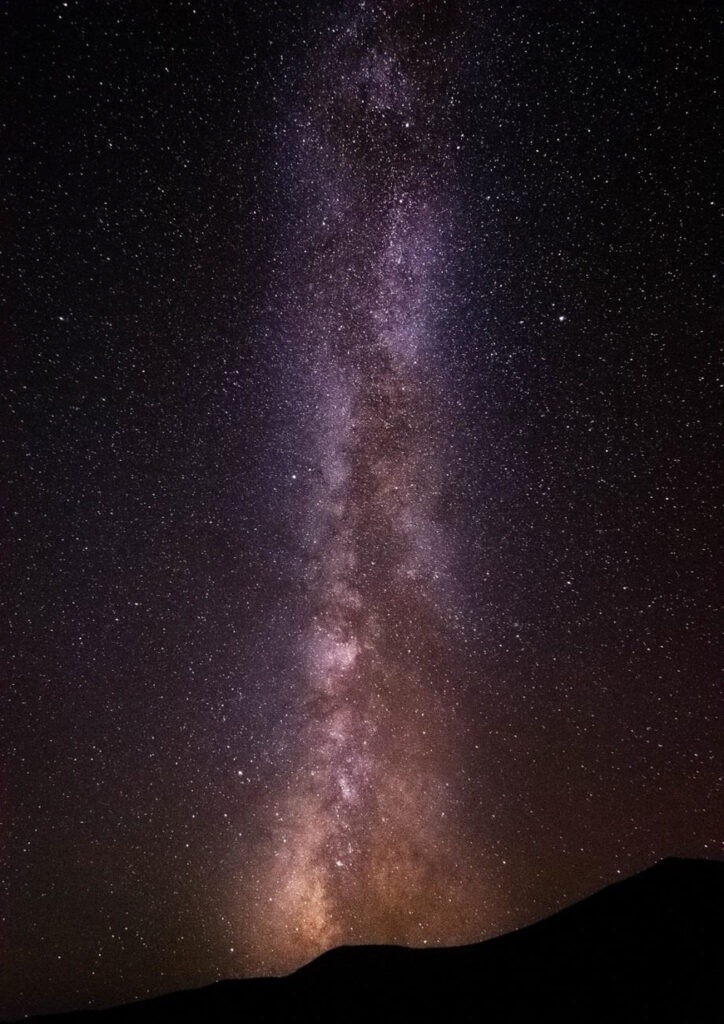 SECOND PLACE: Milky Way, Photographic Print by Dorothy Stout, 41in x 29in, $500 (July 2020)