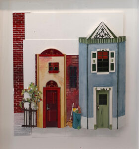 A Tree Grows On Your Street, Paper Construction by Katharine K. Owens, 30in x 28in x 3in, $950 (October 2020)