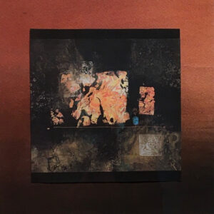 Fragments of the Past, Acrylic Collage by Barbara Taylor Hall, 9in x 9in, $250 (October 2020)