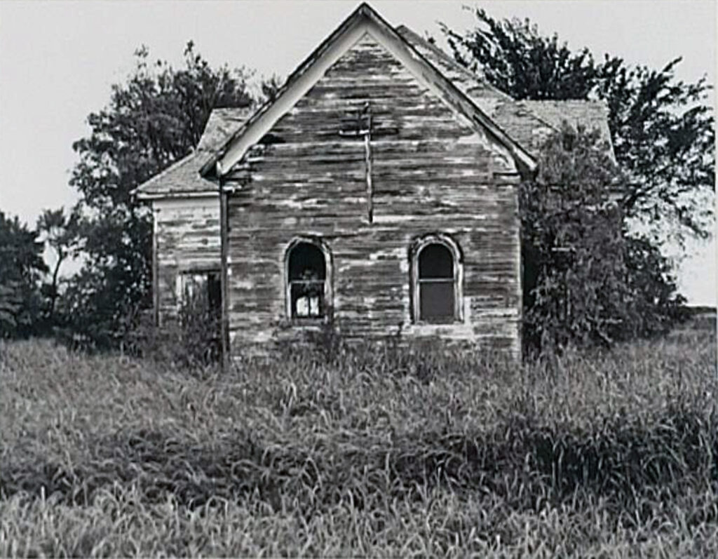 HONORABLE MENTION: Abandoned Prairie Church, Photograph by Lee Cochrane, 11in x 14in, $150 (November 2020)
