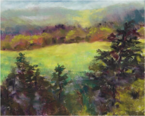 Valley View, Pastel by Kathleen Willingham (July 2015)