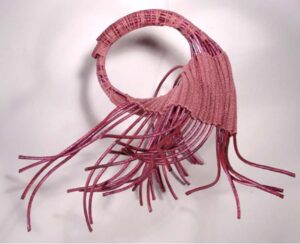 Bottom Dweller, Tubular Knit Stuffed with Painted Rushing by Passle Helminski  (May 2015)