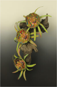 Bromeliad, Mixed Media by Lynette Reed, 24in x 12in x 8in, $450 (May 2021)
