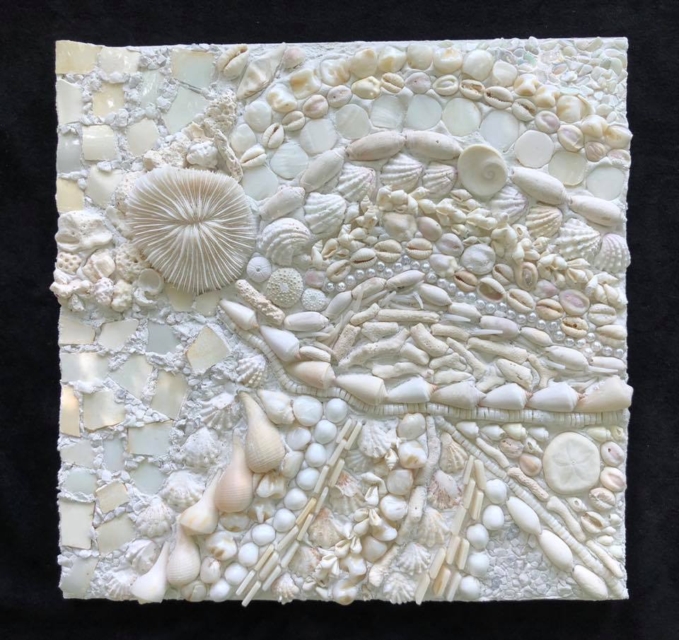 Treasures from the Sea, work by Cathy Ambrose Smith (MG: July 2021)