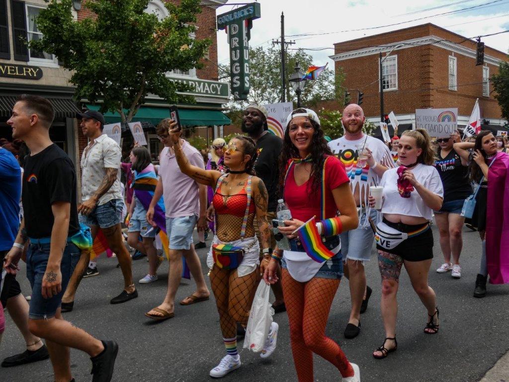 Fredericksburg Pride Parade, photography by Sue Henderson (MG: October 2021)