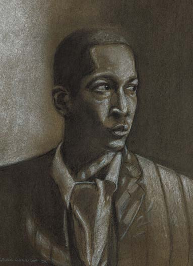John Coltrane, work by Cedric Harrison Jr. (MG: February 2022)