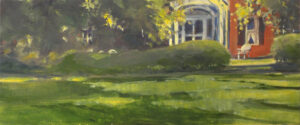 Hillcrest '44, Oil by Marcia Chaves, 10in x 24in, $385 (March 2022)