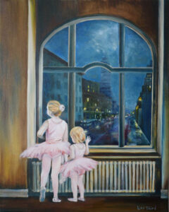 Window to the World Outside, Oil by Lois Baird, 20in x 16in, $400 (April 2022)