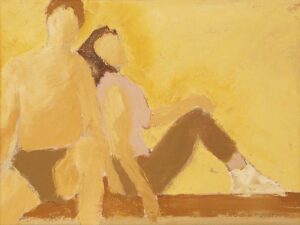 Figure Study #10, Oil on Canvas by Bob Worthy, 9in x 12in, $110 (May 2022)