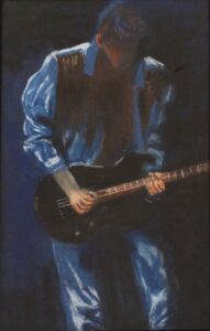 Frontman, Pastels by Roxana Genovese, 11in x 7in, $200 (May 2022)