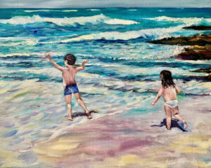 Sunshine on My Shoulders, Oil by Lois Baird, 16in x 20in, $400 (May 2022)