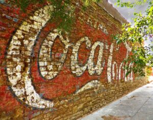Coca Cola Wall, Photography by Taylor Cullar, 11in x 14in, $80 (July 2022)