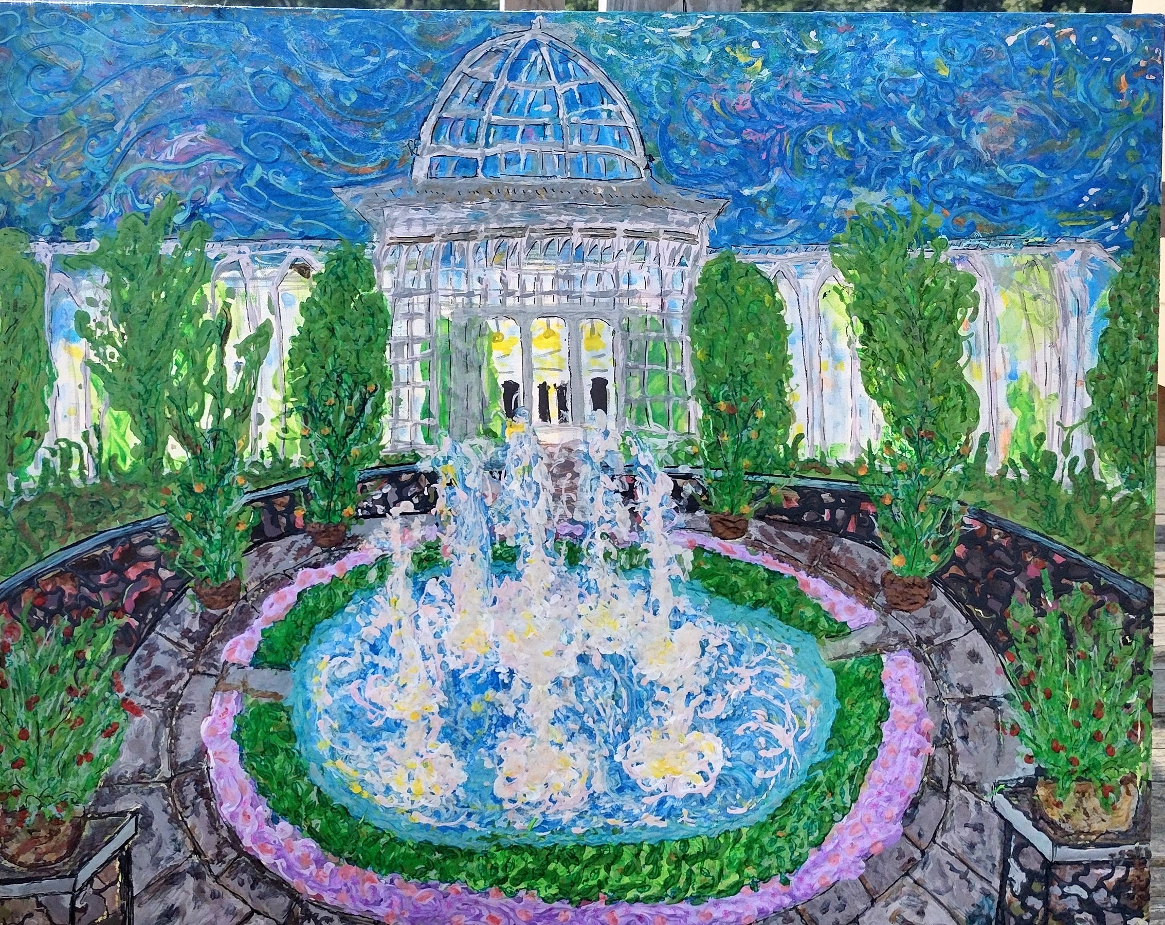 Lewis Ginter Botanical Gardens, work by Wendy Young (MG: September 2022)