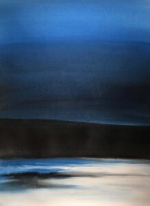 Wide, Listening Sky, Acrylic by Barbara Taylor Hall, 29in x 21in, $700 (November 2022)